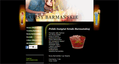 Desktop Screenshot of kursybarmanskie.pl